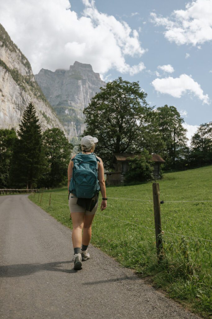 Best hiking backpack for 10 days in Switzerland.