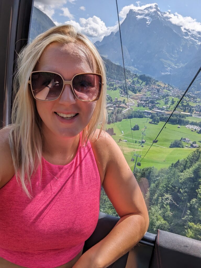 Switzerland gondola ride.